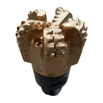 5 bladen 8,5 inch PDC Core Drill Bit Double Row Cutter voor waterput boren